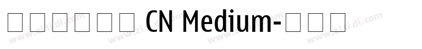 有愛魔獸鋭方 CN Medium字体转换